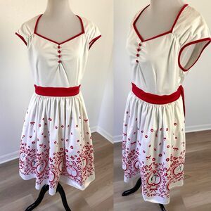 Mary Poppins Dress Fit & Flare Disney Dress Shop Large L Read!